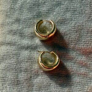 Kae by Karrueche Classic Gold Plated Earrings